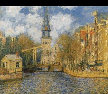Claude Monet The Zuiderkerk in Amsterdam